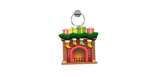 Charm | Christmas Fireplace